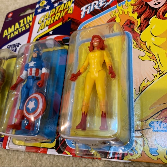 Marvel Legends Retro Lot 6 Toy Action Figure 3.75" Hasbro Kenner Nova Firestar - Picture 16 of 16